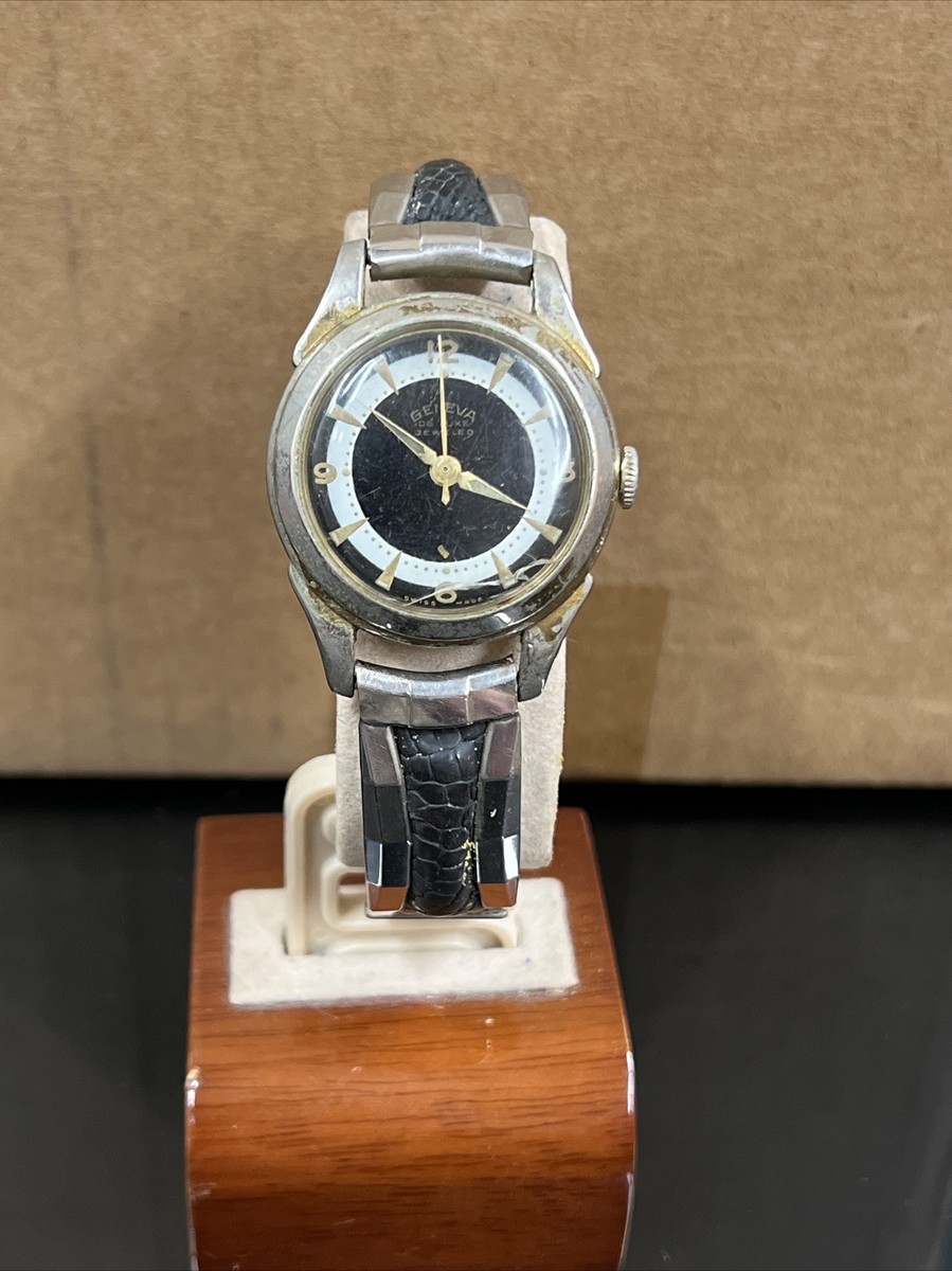 Vintage Geneva Watch for sale Vintage Geneva Gold-silver Two-tone Bracelet Watch Yellow  main image 3