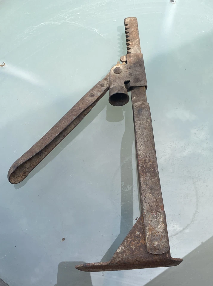 Máquina taponadora de botellas antigua Indestro prensa manual Foto 4 de 4