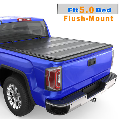 5FT FRP Low Pro Hard Tonneau Cover For 2015-25 Chevy Colorado GMC Canyon 5'' Bed