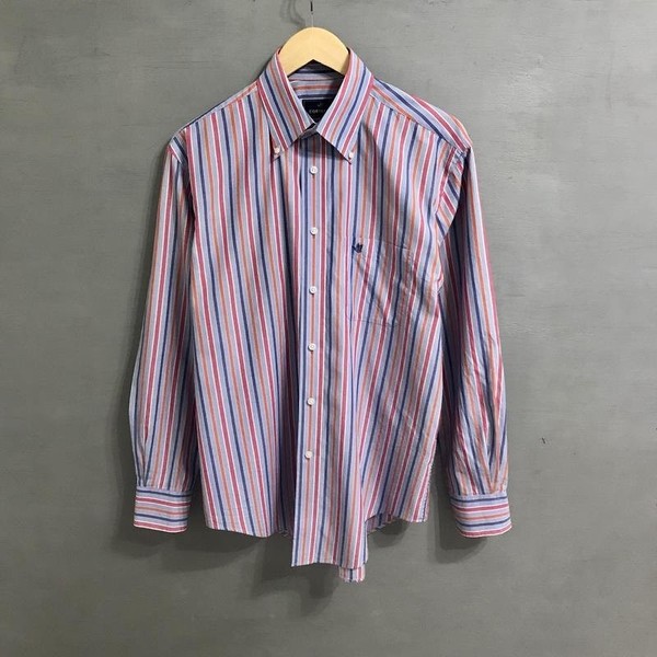 Men Cortefiel Shirt Multicolor Cotton 40 /L / 48