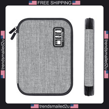 Luxtude cord organizer bag travel case for chargers and cables electronics