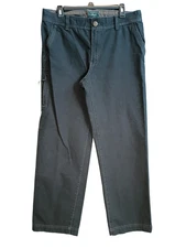 G.H. Bass & Co Mens 34x32 Utility Cargo Pants Dark Gray Relaxed Fit Workwear