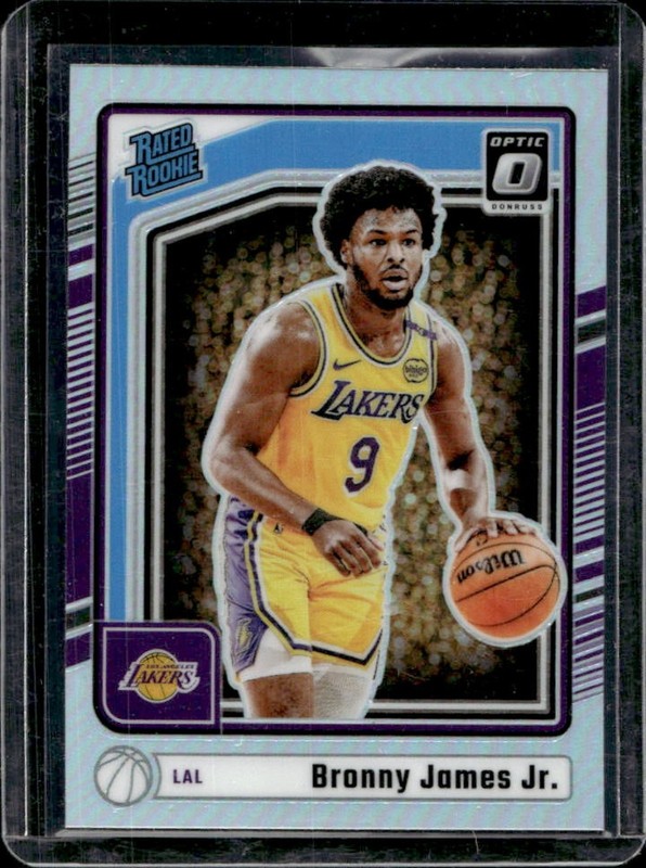 2024-25 Panini Donruss Optic Bronny James Jr. Holo Prizm RC Rated Rookie #282
