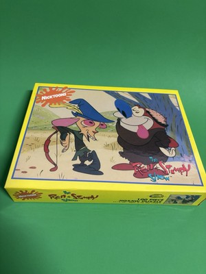 Ren & Stimpy Ceaco 100 Piece Puzzle SEALED vtg Nickelodeon Nick Toons Rare 90s