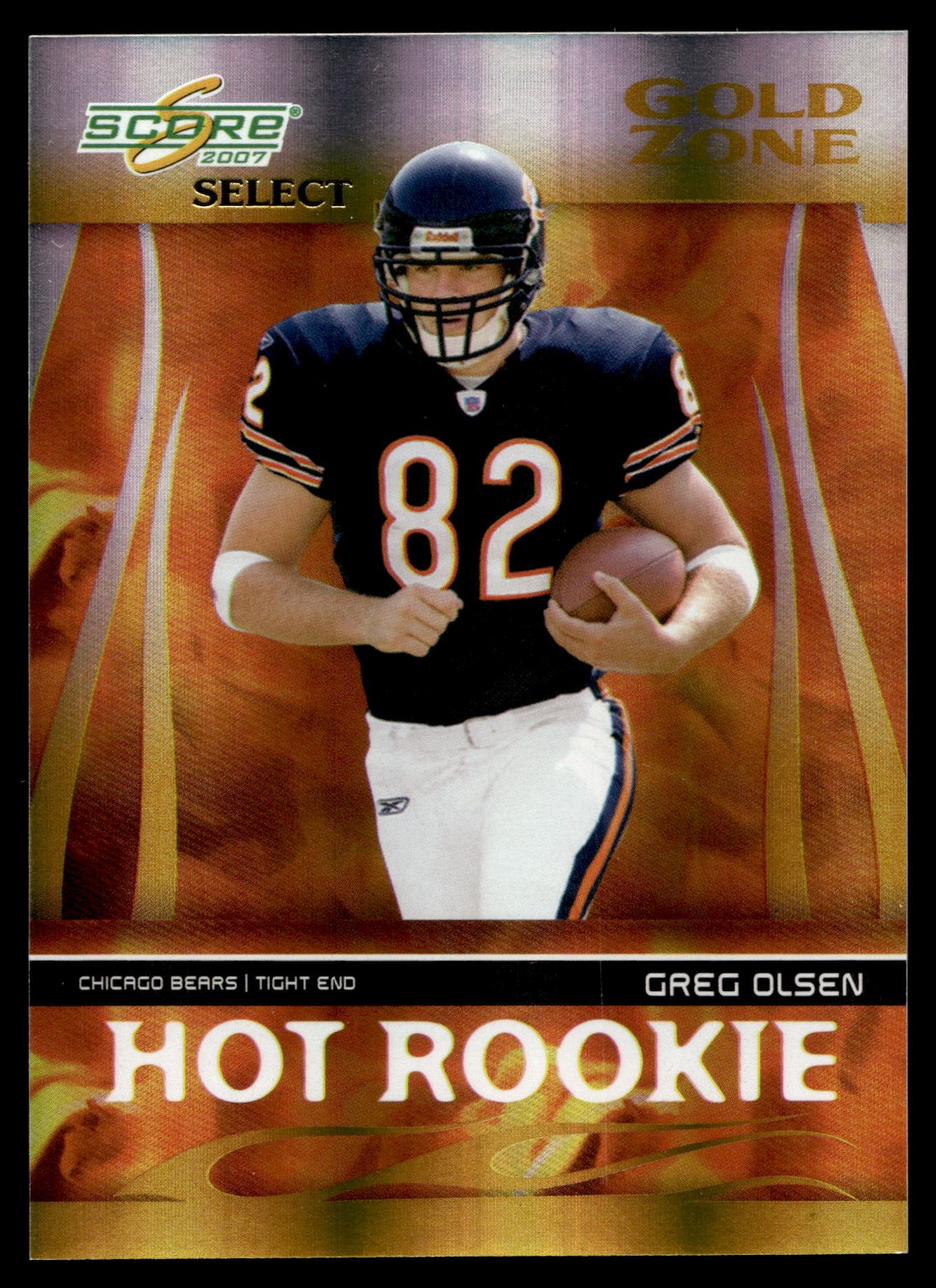 Greg Olsen Score Select Hot Rookies #HR10 Gold Zone