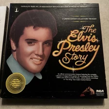 The Elvis Presley Story 5 Lp Record box Set RCA DML5-0263 Vinyl Hit Songs