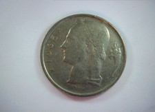 Belgium 1965 5 Francs Belgium 5 Francs (King Baudouin, Dutch legend) Coin