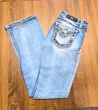 Miss Me Women s Light Wash Bootcut Jeans Mid ...