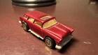 Vintage Hot Wheels 1969 Chevy Nomad Dark Red Malaysia By Mattel