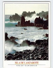 Postcard Isla De Lanzarote Islas Canarias Los Hervideros Yaiza Spain