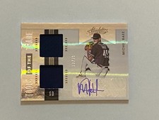 Michael Baez 2020 Absolute Baseball Tools Of the Trade 13/75 AUTO RC MEM