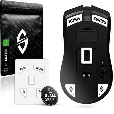 RUSH Glas Mausfüße (1x Set) für Razer Viper Ultimate - Skates, Glides
