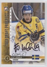 2013 ITG Draft Prospects Auto Silver Elias Lindholm #A-EL Auto i9i