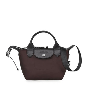 NWT Longchamp LE PLIAGE ENERGY XS HANDBAG Burgundy - Recycled canvas