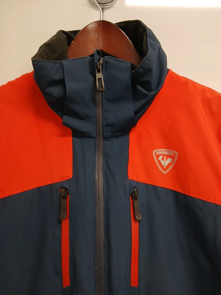 Chaqueta de esquí aislada Rossignol Controlle roja azul niños grandes talla 12  Foto 3 de 4