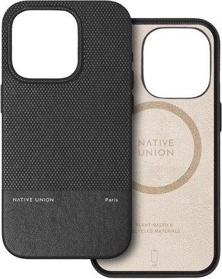 Native Union iPhone 15 Pro Max Hülle MagSafe Schwarz Schutzhülle Slim Grip