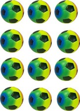 Soft Foam Soccer Ball Multicolor Mini Football Indoor Outdoor Kids Adults 3 Pack