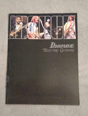 #ad #ad 1978 Vintage Ibanez Electric Guitar Catalog with George BensonPaul Stanley etc $43.16