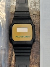 Reloj promocional Neosporin vintage para mujer con documentación original
