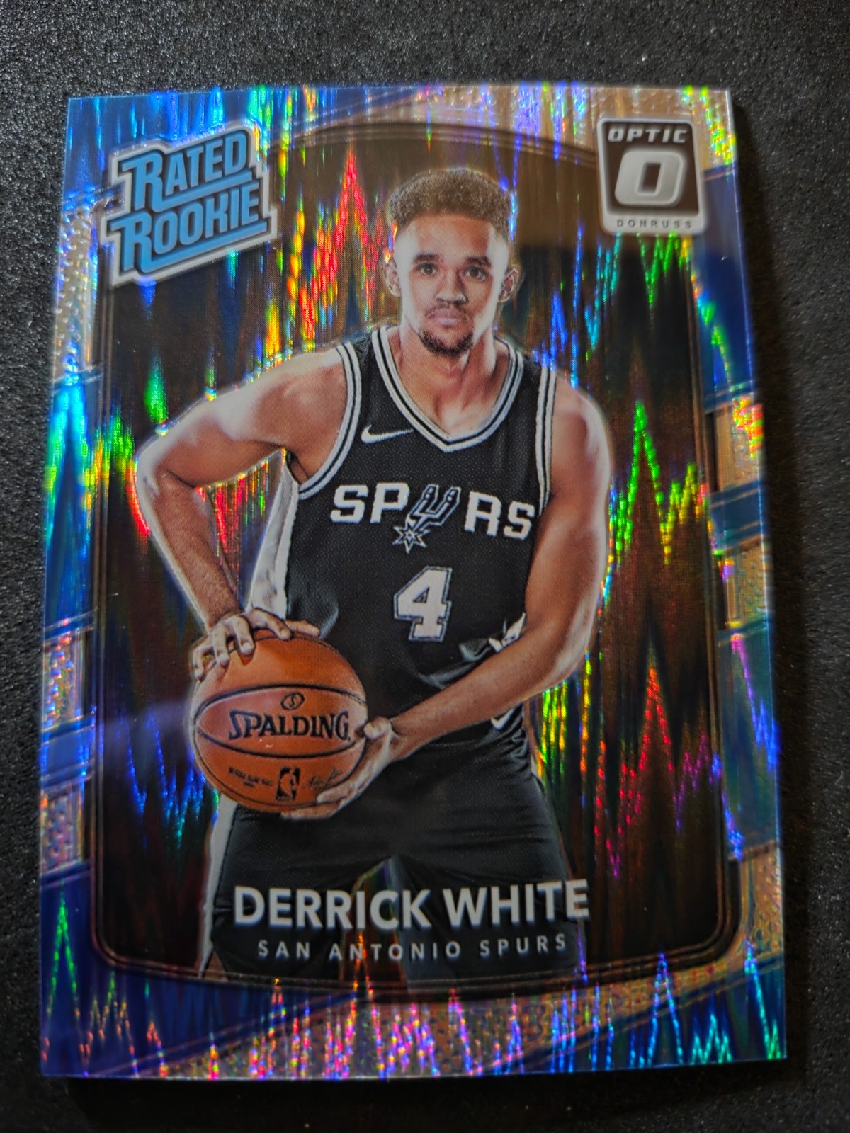 Derrick White Rookie Shock Prizm 2017-18 Panini Donruss Optic Basketball #172