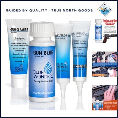 Gun Blue Kit - Complete Care with Cleaner and Lubricant for Firearm Finishes