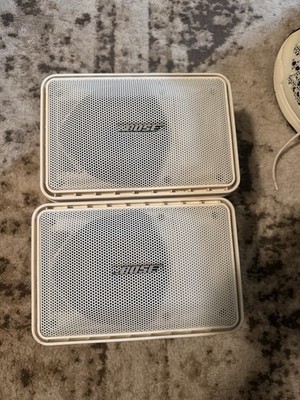 Bose Model 101 Music Monitor Indoor/Outdoor Speakers , White  Color Tested