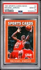153325421 Michael Jordan 1991 Sports Cards News #2 PSA 10