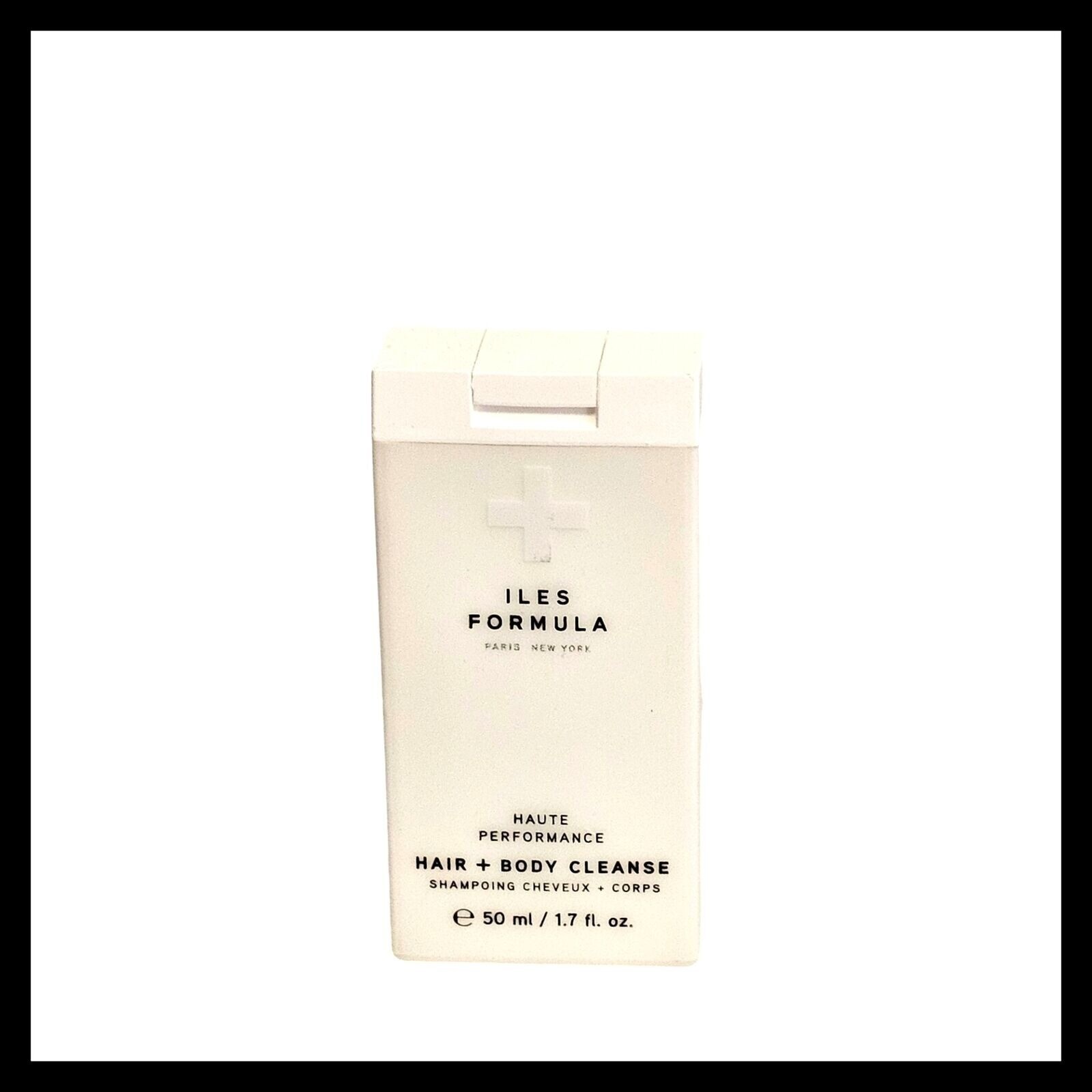 ФОРМУЛА ILES Haute Performance для очищения волос и тела 1,7 унции / 50 мл для путешествий