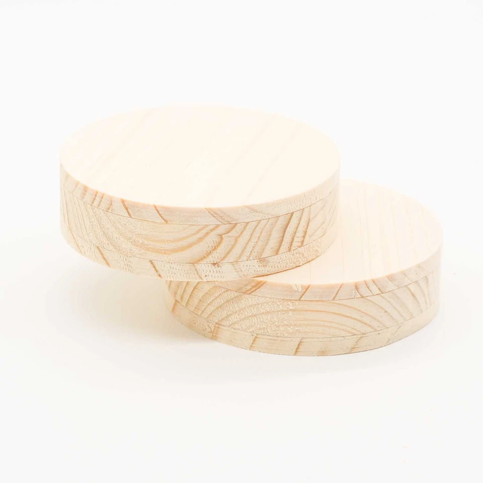 Rund Holzscheibe Fichte Dreischichtplatte 3-Schicht Platte Tischplatte Scheiben - Bild 2 von 4
