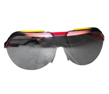 FLAWED Christian Dior Solar Women's Sunglasses Designer Oversize Red Pink