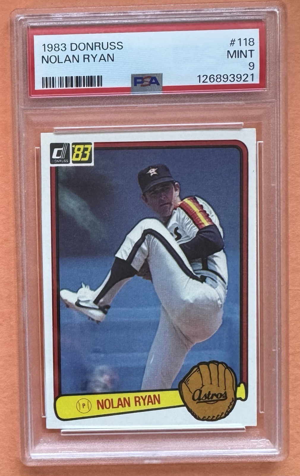 1983 Donruss - Nolan Ryan #118 PSA 9 *SLEEVA*