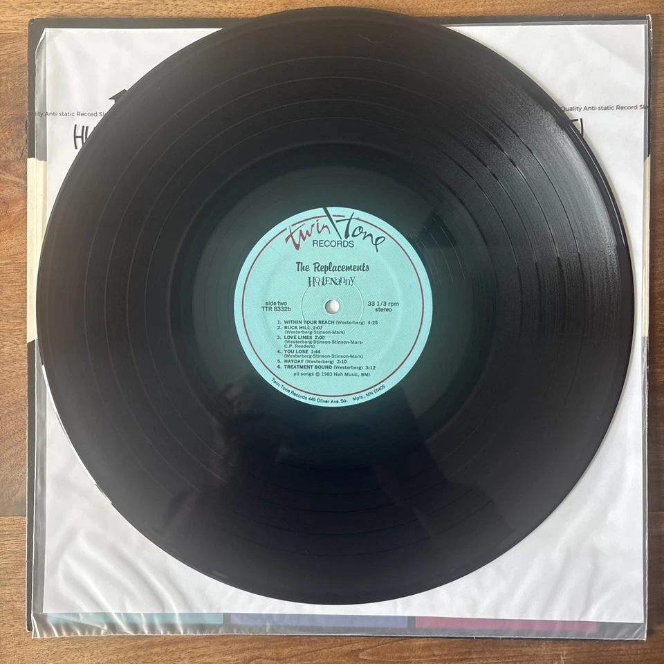 The Replacements - Hootenanny - Twin/Tone Records 1983 OG Press - Image 3 of 4