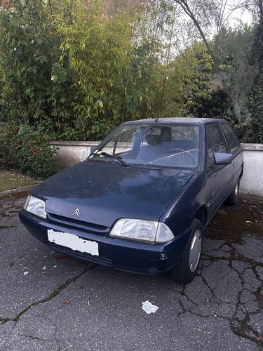 CITROEN AX SPOT 1.0 - 3 PORTES - 1997 - BLEU - TOIT OUVRANT FEU VERT DE L'EPOQUE