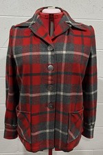 Vintage 1960s 1970s Pendleton Women s Red Plaid Wool Jacket USA