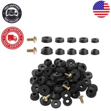 58-Piece Rubber Washers Kit with Brass Screws for Easy Outdoor Faucet Repairs