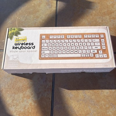 iJoy Wireless Wooden Keyboard - Open Box