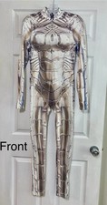 Girls Spandex Long Sleeve Full Body Costume, Hand Stoned, For Average 12-13 Y/O