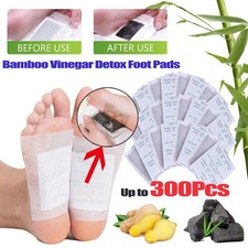 300-50X Detox Foot Patches Pads Remove Toxins Body Detoxify Deep Cleansing Slim