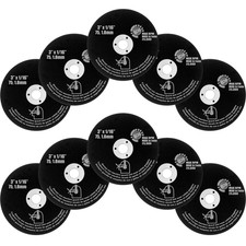10 PCS CUT off WHEELS 3" X 1/16" X 3/8" - for Cutting All Steel and Ferrous Meta