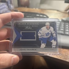 2021/22 BLACK DIAMOND JOHN TAVARES DIAMOND MINE RELICS JERSEY CARD #DMR-JT