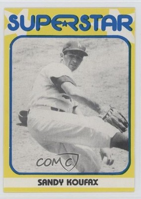 1980 TCMA Superstars Sandy Koufax #13 HOF g5e