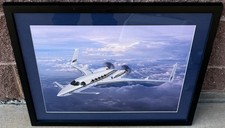 Vintage 25x19.25 Beechcraft Starship Travel A...