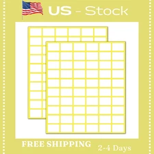 900 Pcs Matte Small White Labels Stickers Blank Labels Removable Price Tags Lab