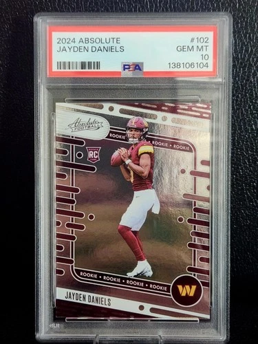 2024 Panini Absolute - Rookies Jayden Daniels #102 (RC) PSA 10