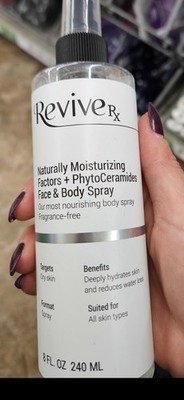 REVIVE RX Naturally Moisturizing Factors & Phytoceramides Face