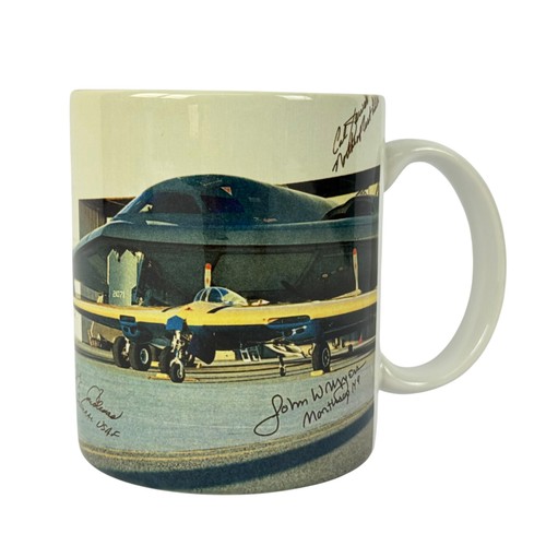 Northrop Grumman B-2A Spirit & N-9MB Flying Wing 50th Anniversary Mug 1945-1995