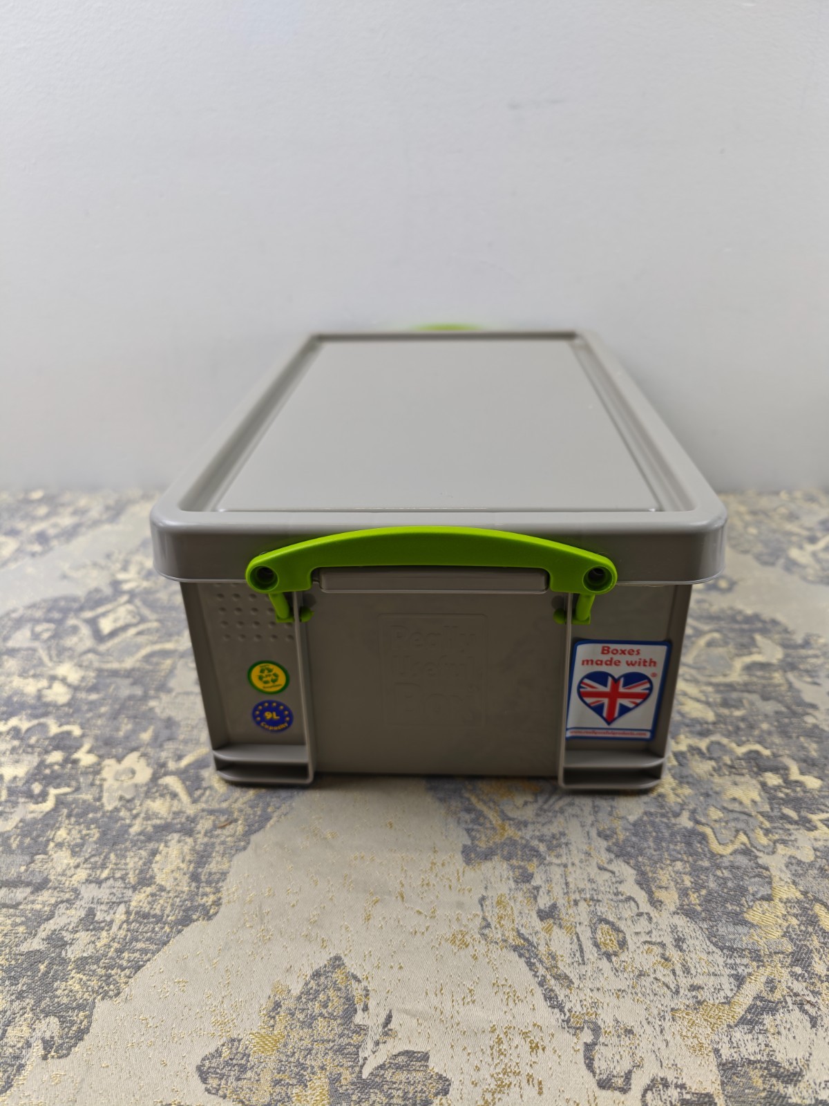 Really Useful Box Plastic Storage 9 Litre Recycled - Dove Grey