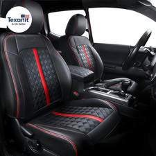 Leather Seat Covers Custom Fit for Tacoma Gen 3Rd 2016-2023 Double  Crew Cab,