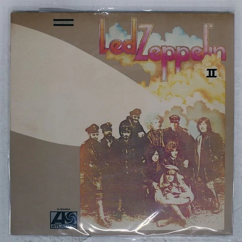 LED ZEPPELIN II ATLANTIC P8042A Japan REISSUE INSERT GATEFOLD VINYL LP