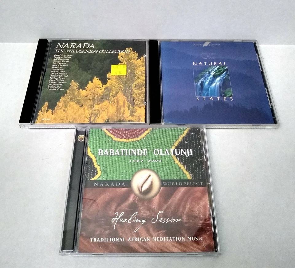 Narada CD Lot of 9 – New Age, Ambient, World Music – David Lanz, Olatunji, Chan — 第 2/4 张图片